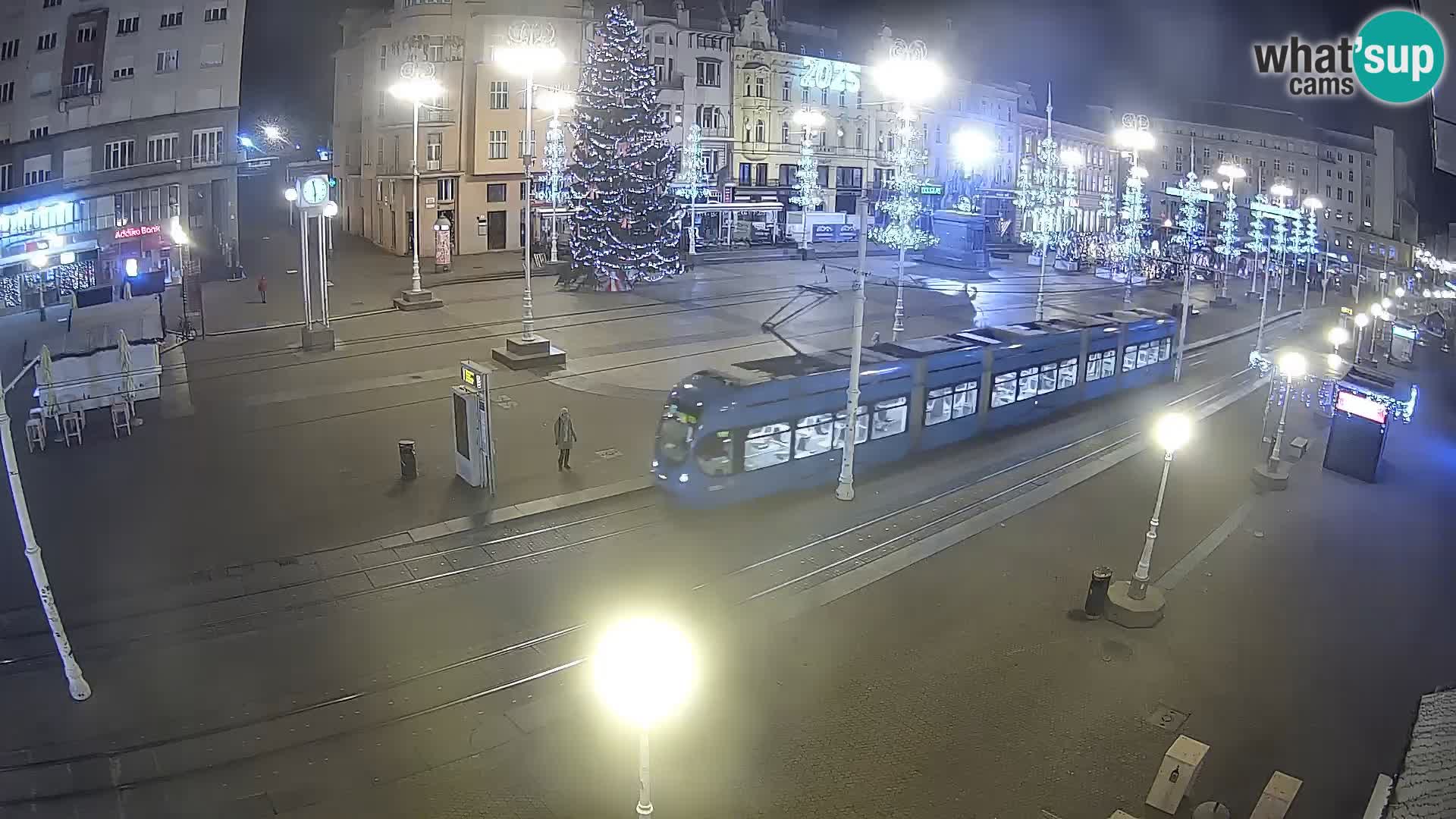 Webcam Zagreb Bana Jelačića square | Croatia