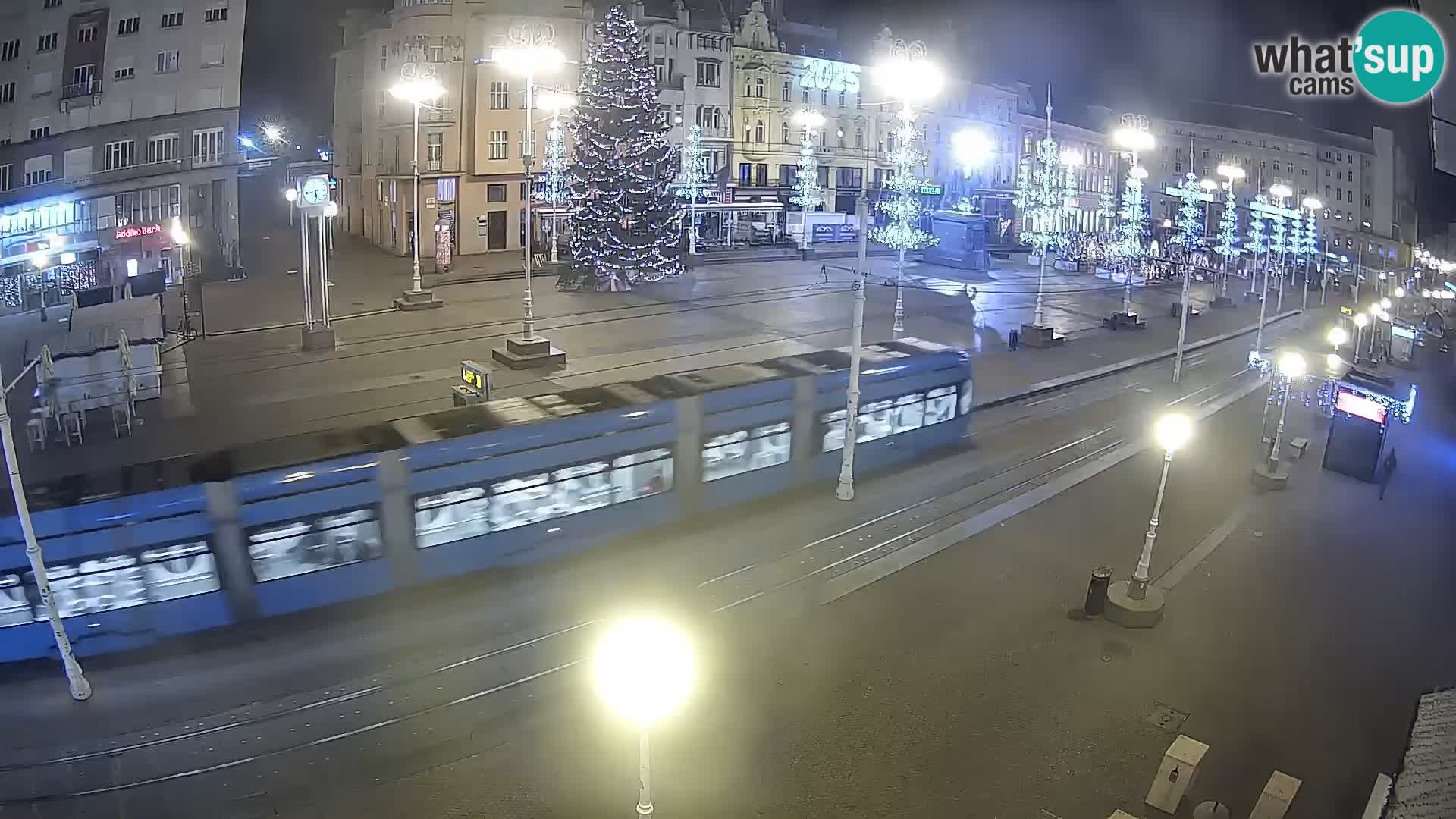 Live Cam Zagreb Ban Jelačić place | Croatie