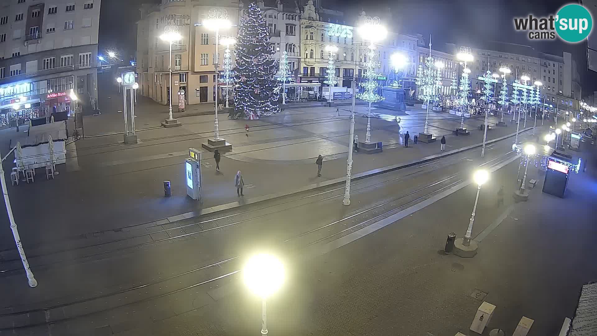 Live Cam Zagreb Ban Jelačić place | Croatie