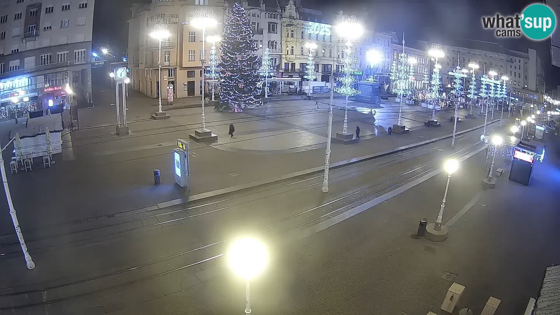 Webcam Zagreb Bana Jelačića square | Croatia