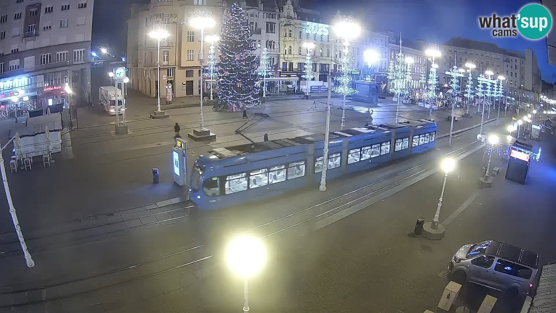 Zagreb webcam Ban Jelacica Platz | Kroatien