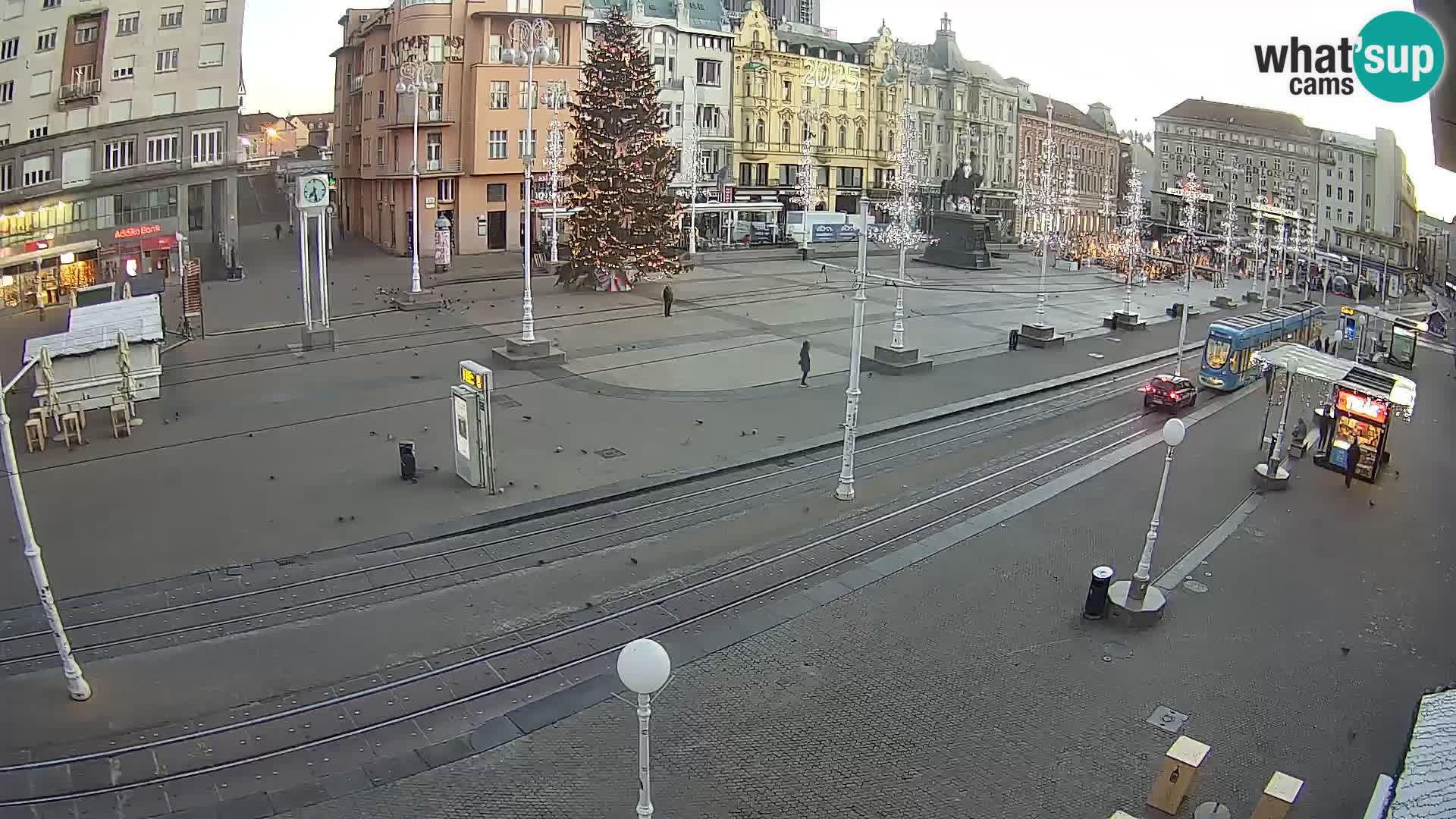 Zagreb live cam Bana Jelačića