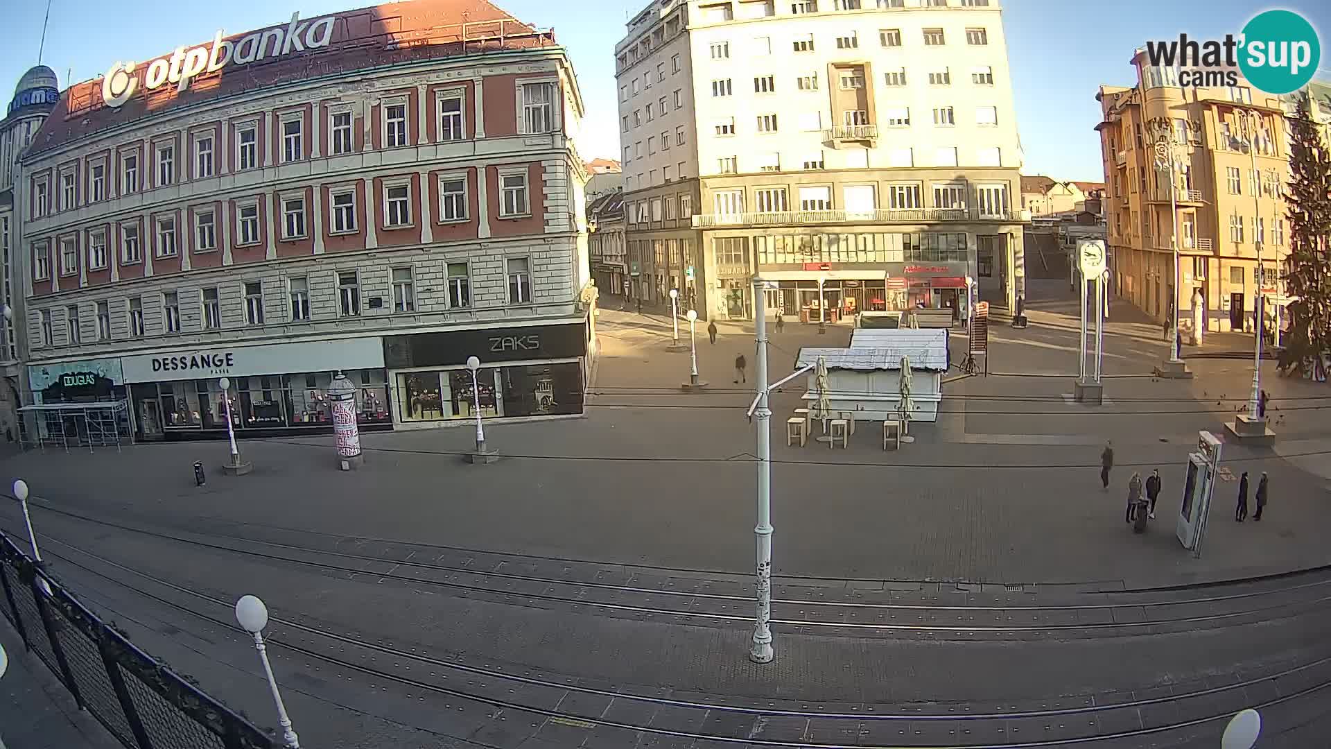 Live Cam Zagreb Ban Jelačić place | Croatie