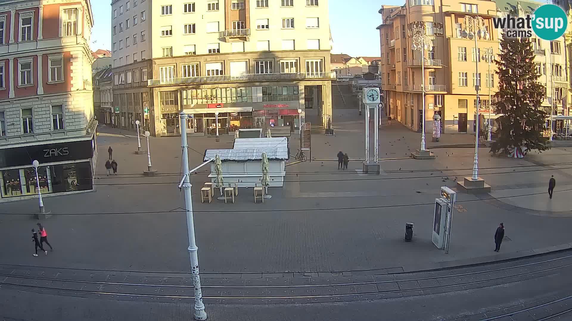 Live Cam Zagreb Ban Jelačić place | Croatie