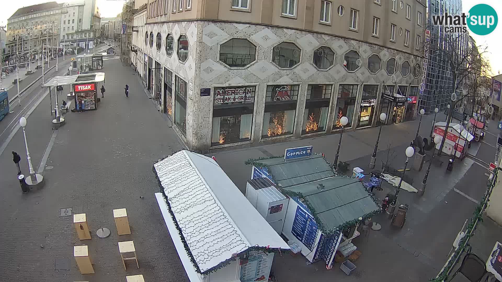 Live Cam Zagreb Ban Jelačić place | Croatie