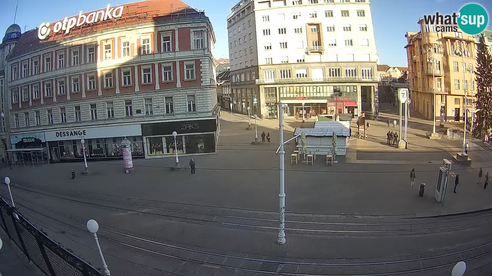 Live Cam Zagreb Ban Jelačić place | Croatie