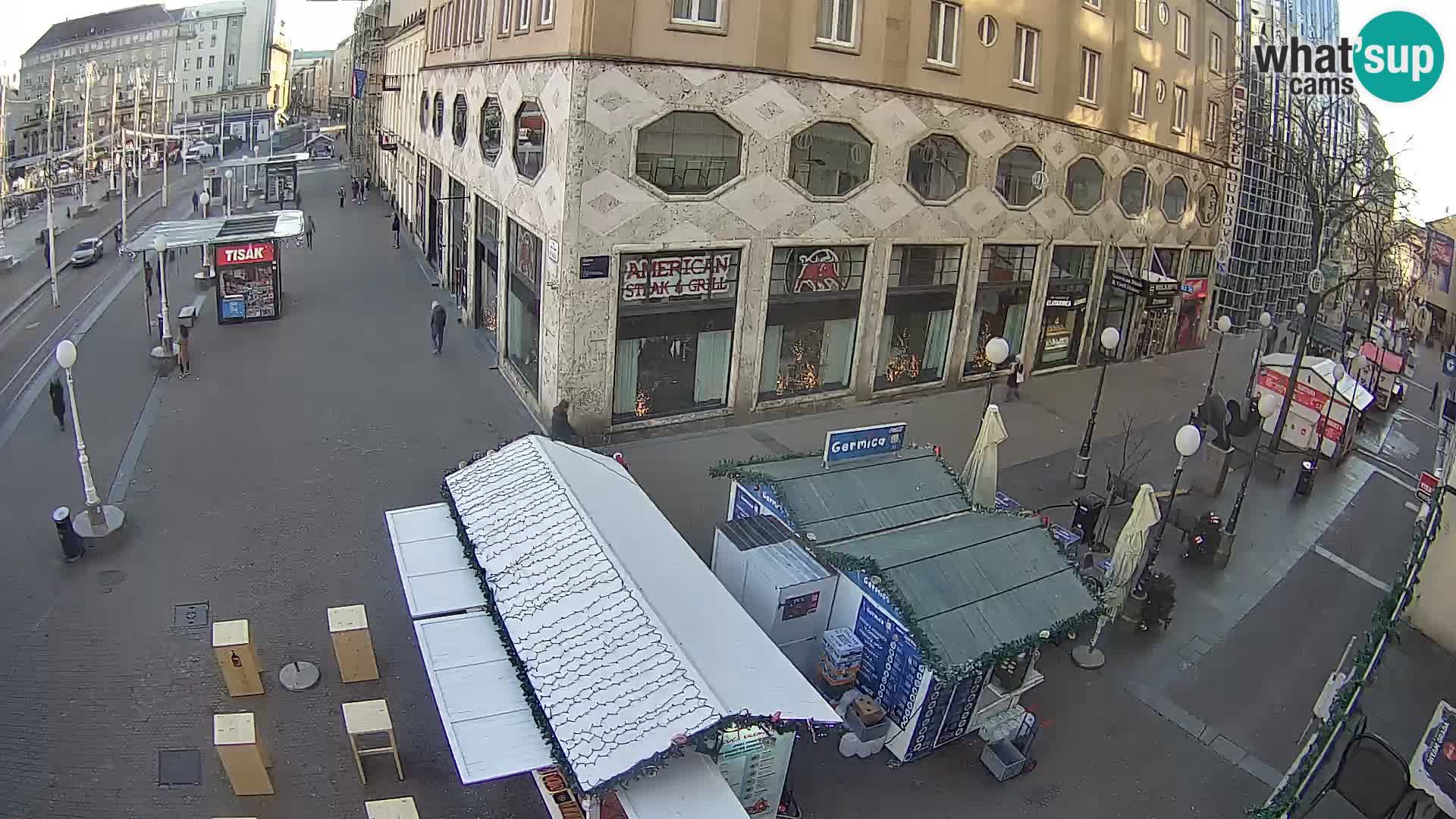 Live Cam Zagreb Ban Jelačić place | Croatie