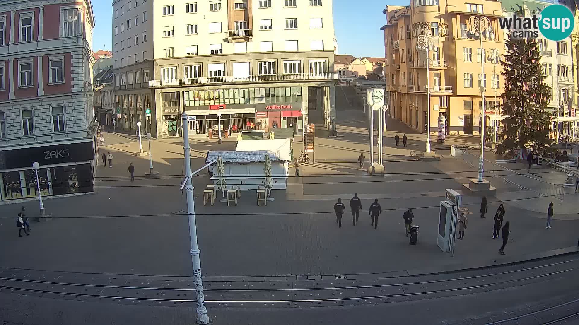 Live Cam Zagreb Ban Jelačić place | Croatie