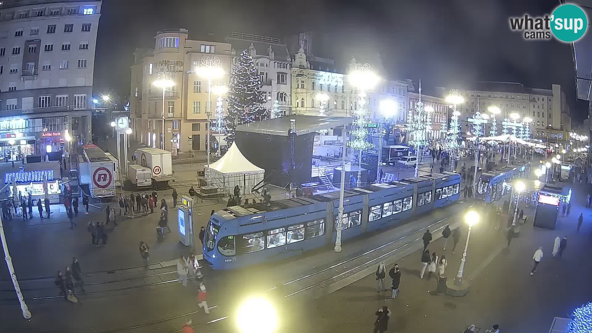 Live Cam Zagreb Ban Jelačić place | Croatie