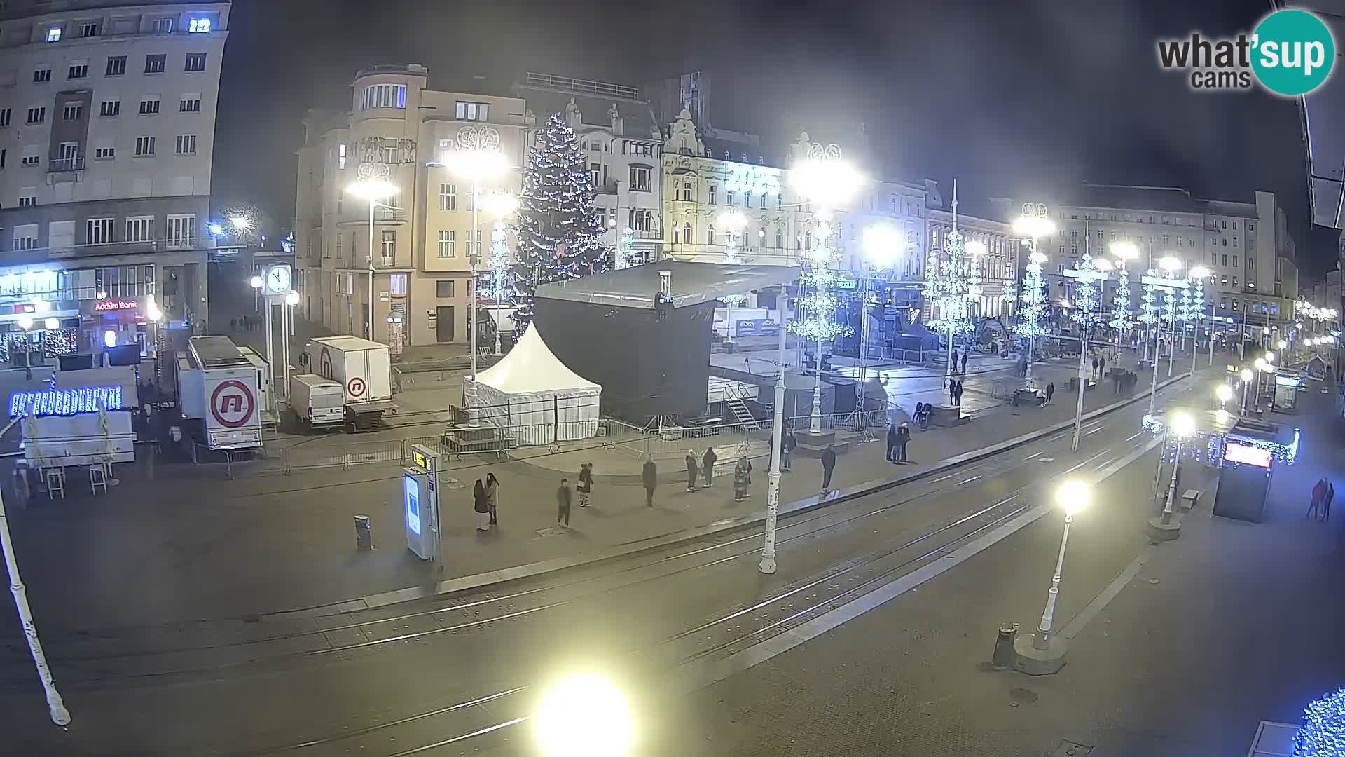 Live Cam Zagreb Ban Jelačić place | Croatie