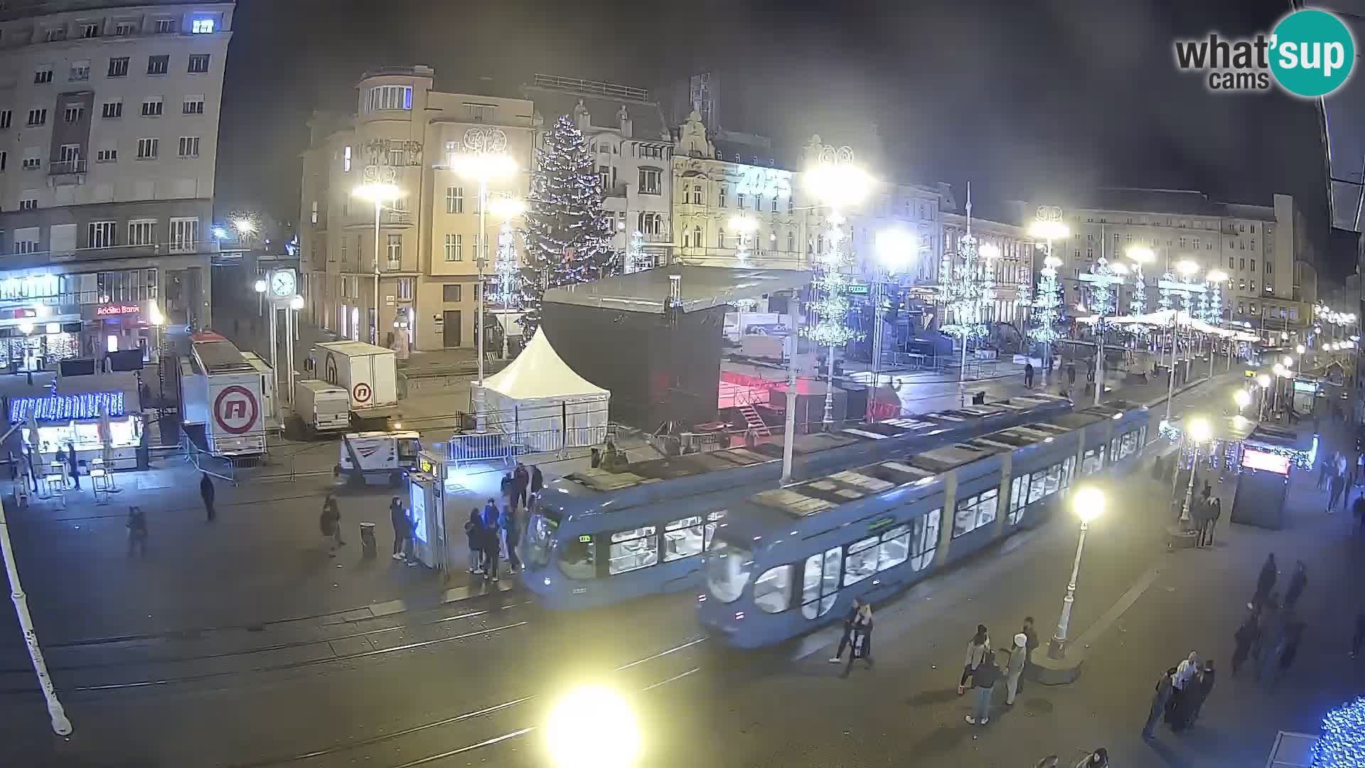 Live Cam Zagreb Ban Jelačić place | Croatie