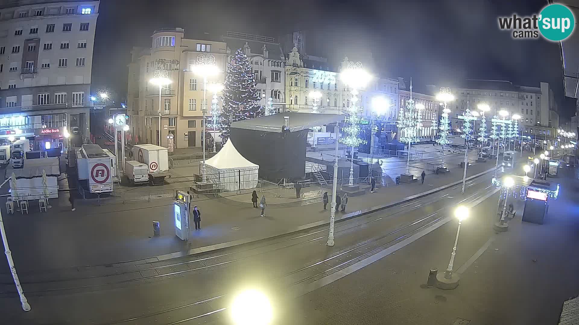 Zagreb live cam Bana Jelačića