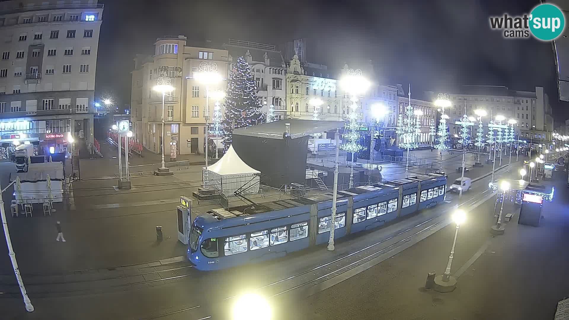 Webcam Zagreb Bana Jelačića square | Croatia