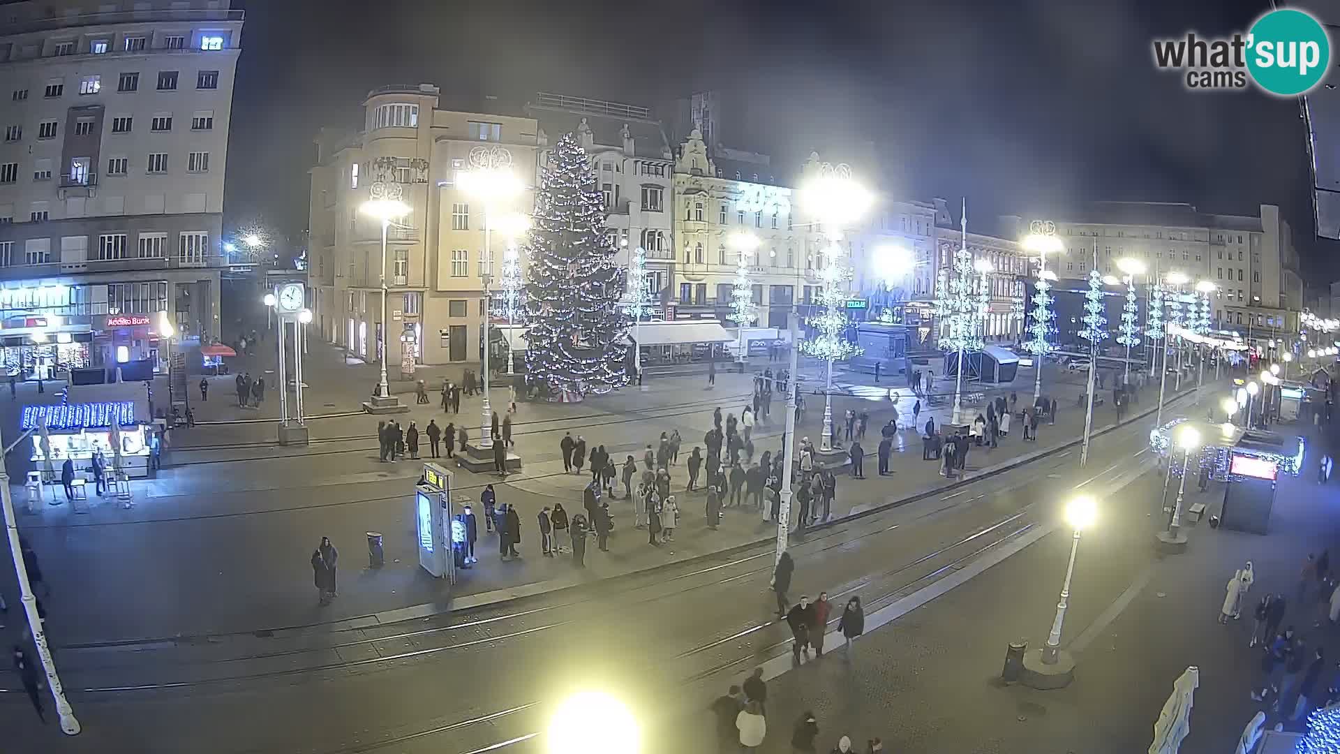 Live Cam Zagreb Ban Jelačić place | Croatie