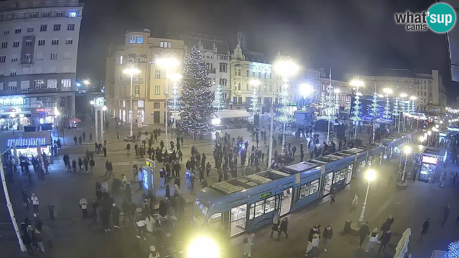 Webcam Zagreb Bana Jelačića square | Croatia