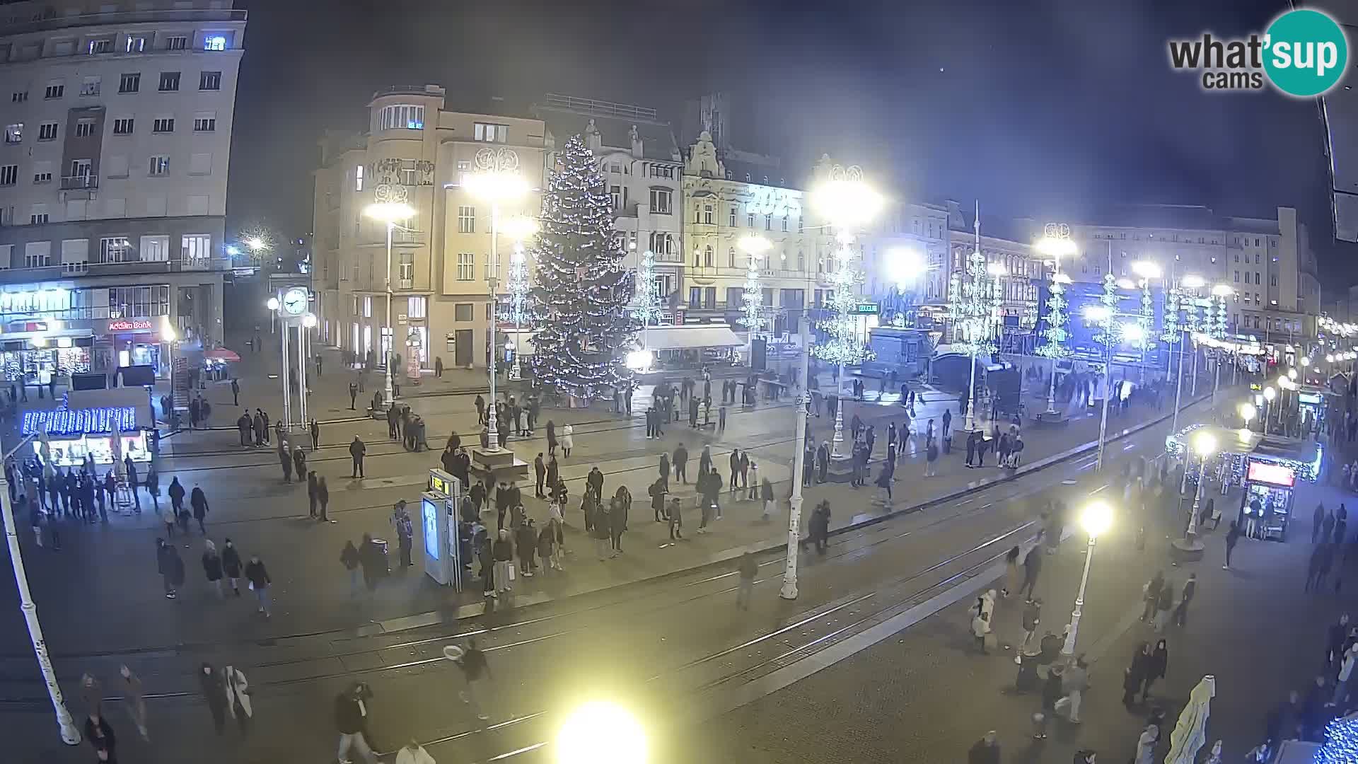 Zagreb live cam Bana Jelačića