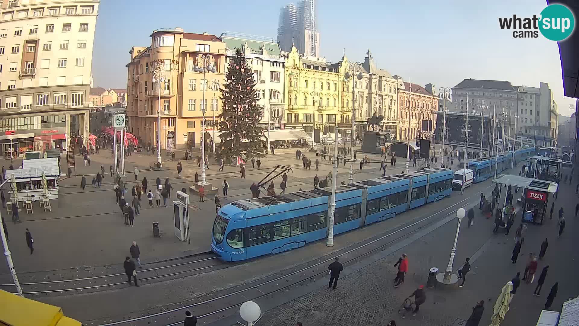 Zagabria – piazza Ban Jelačić