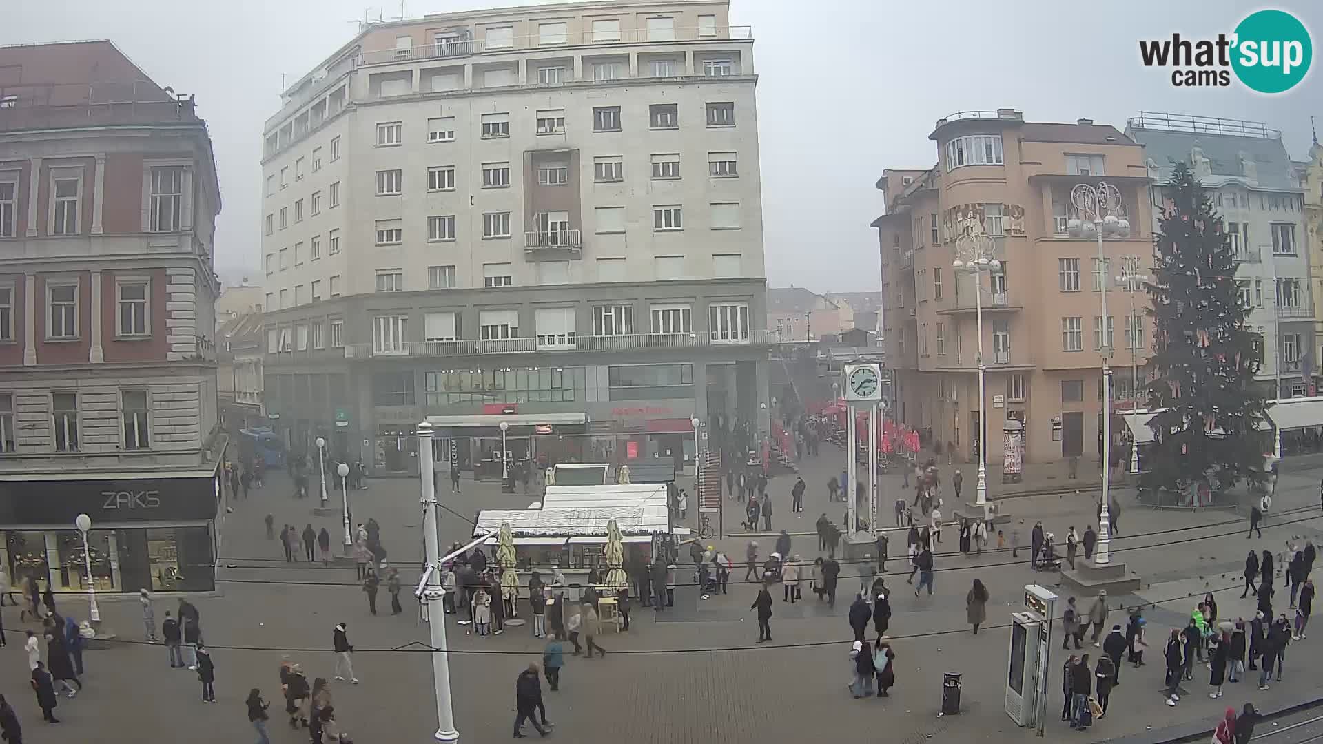 Live Cam Zagreb Ban Jelačić place | Croatie