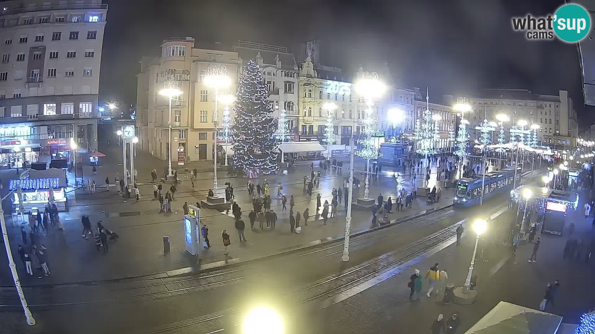 Zagreb live cam Bana Jelačića