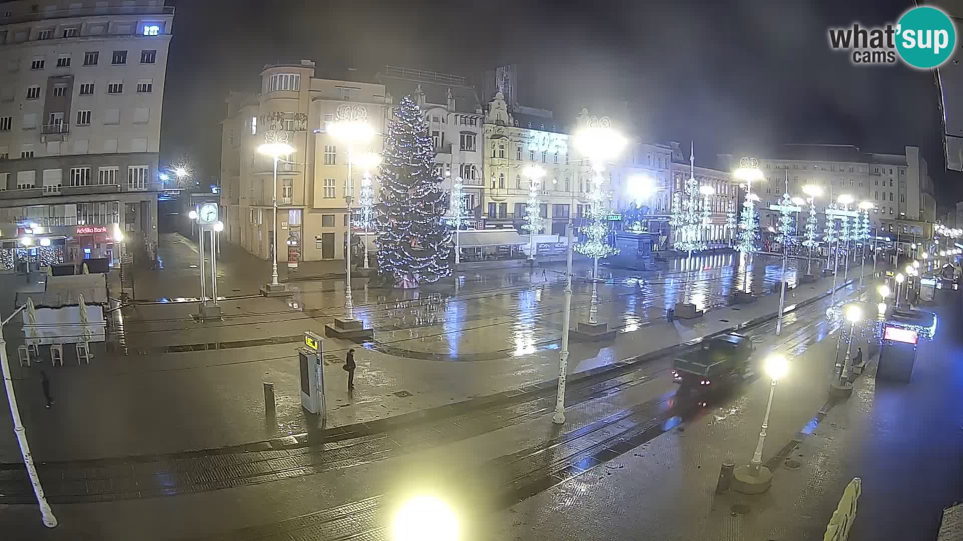 Webcam Zagreb Bana Jelačića square | Croatia