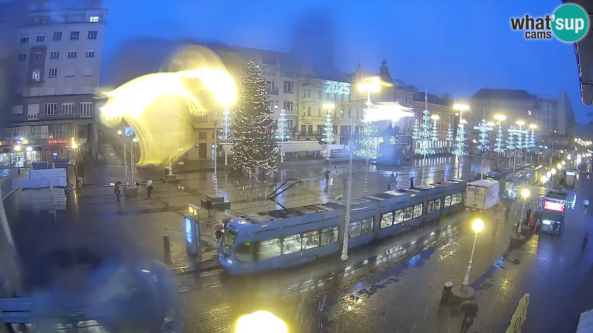 Live Cam Zagreb Ban Jelačić place | Croatie