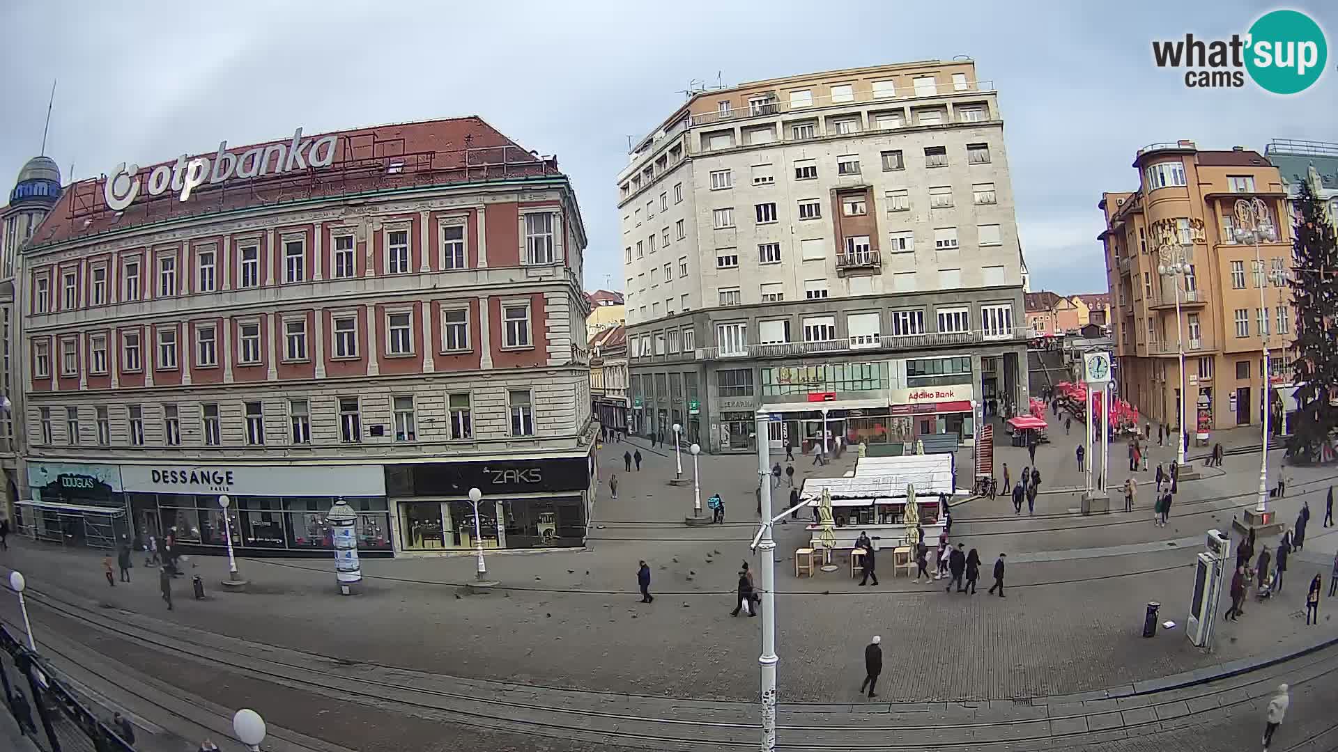 Webcam Zagreb Bana Jelačića square | Croatia