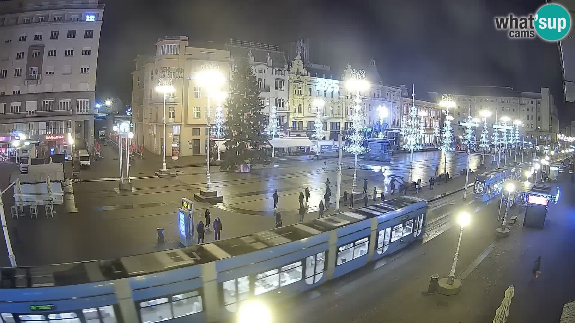 Live Cam Zagreb Ban Jelačić place | Croatie