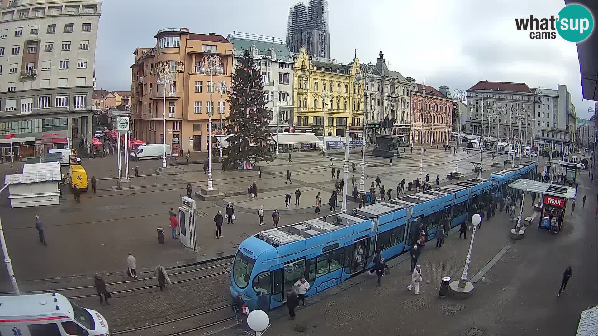 Zagabria – piazza Ban Jelačić