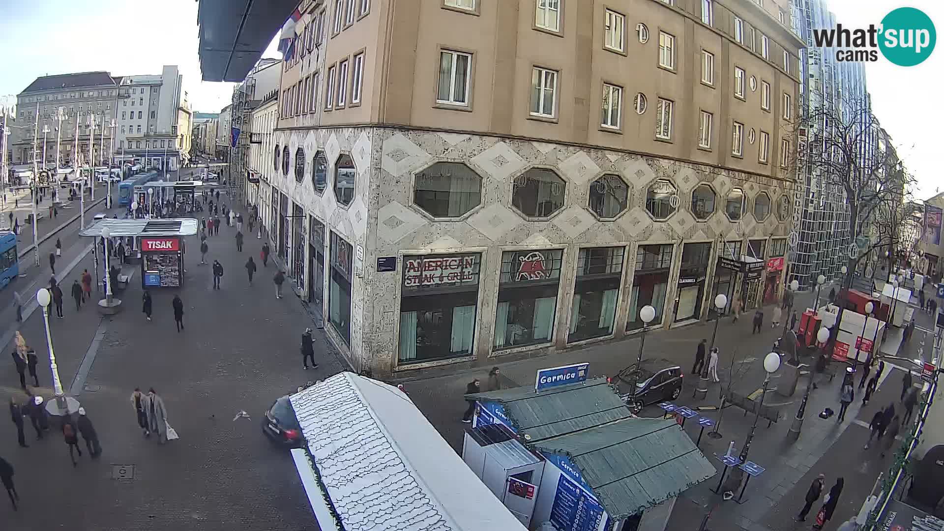 Zagreb live cam Bana Jelačića