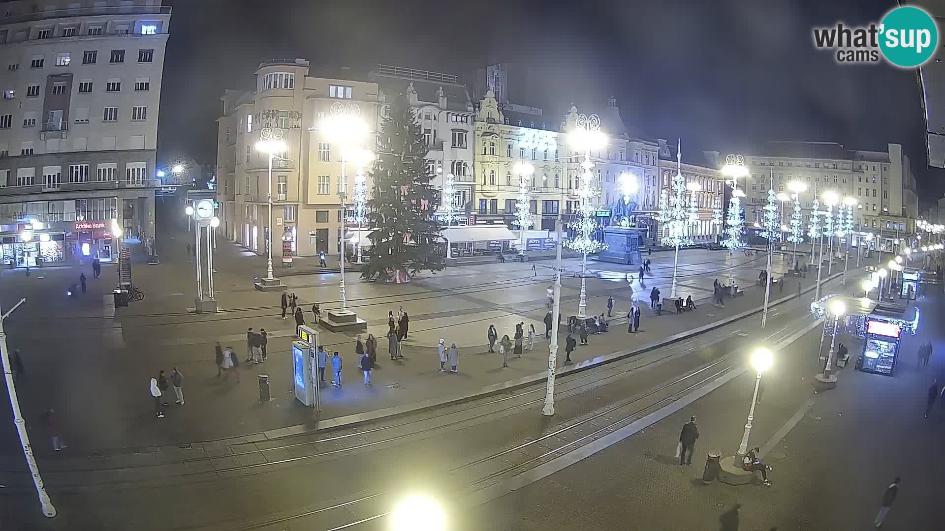 Live Cam Zagreb Ban Jelačić place | Croatie