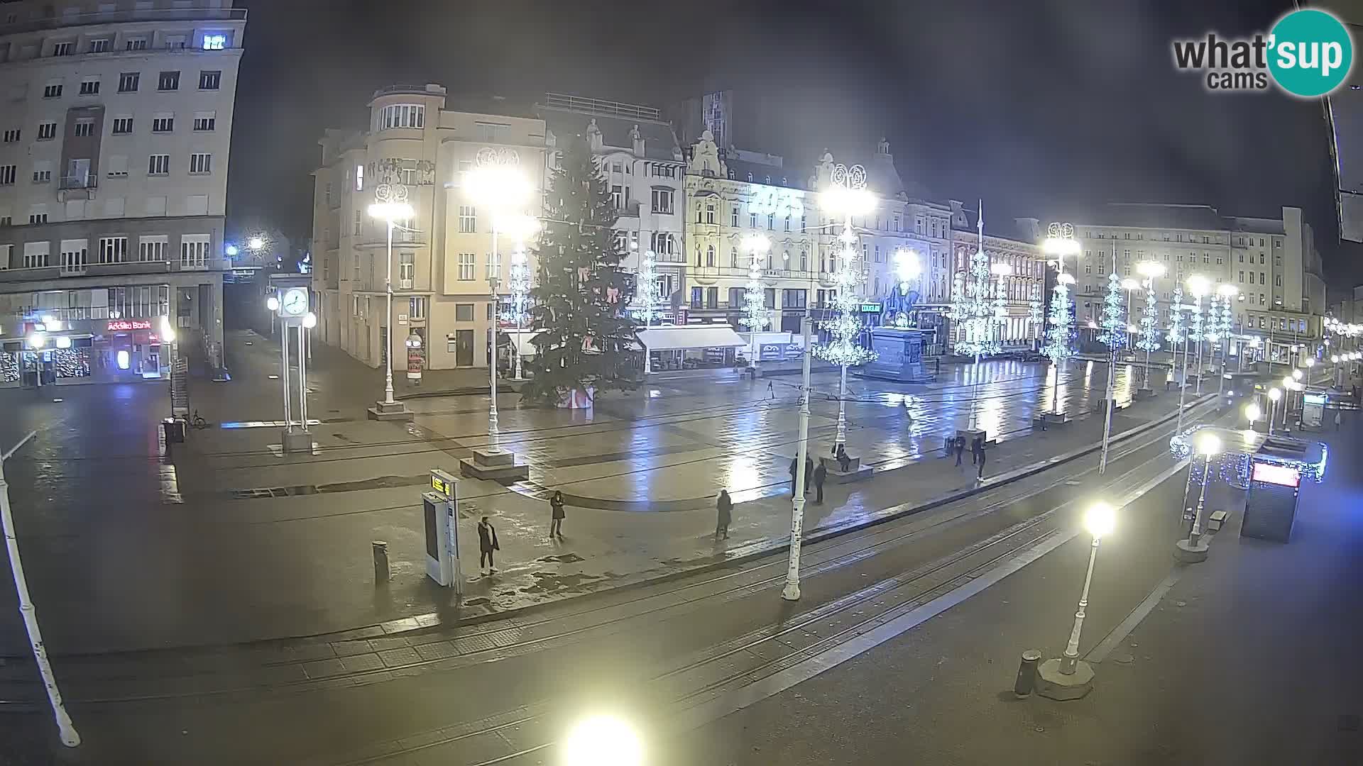 Zagreb webcam Ban Jelacica Platz | Kroatien