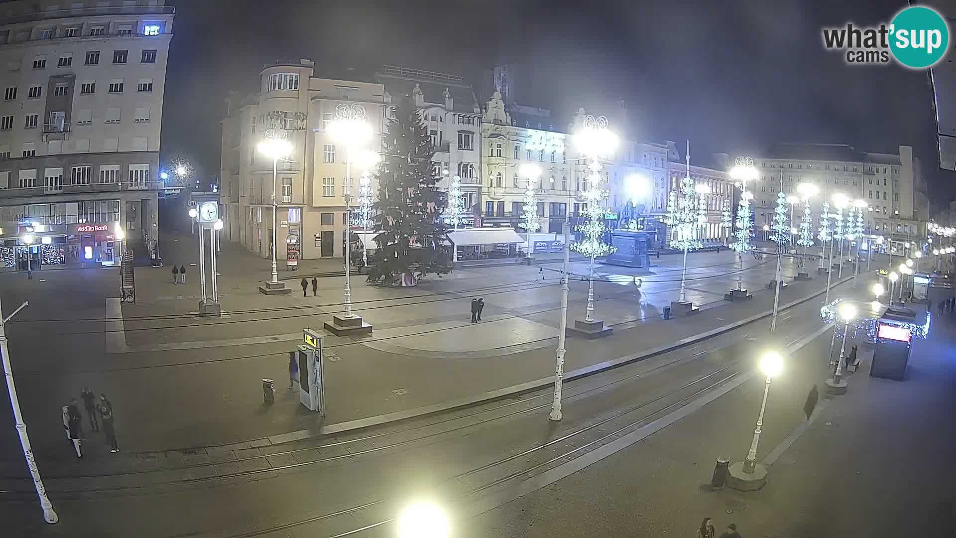 Webcam Zagabria Ban Jelacic piazza | Croazia