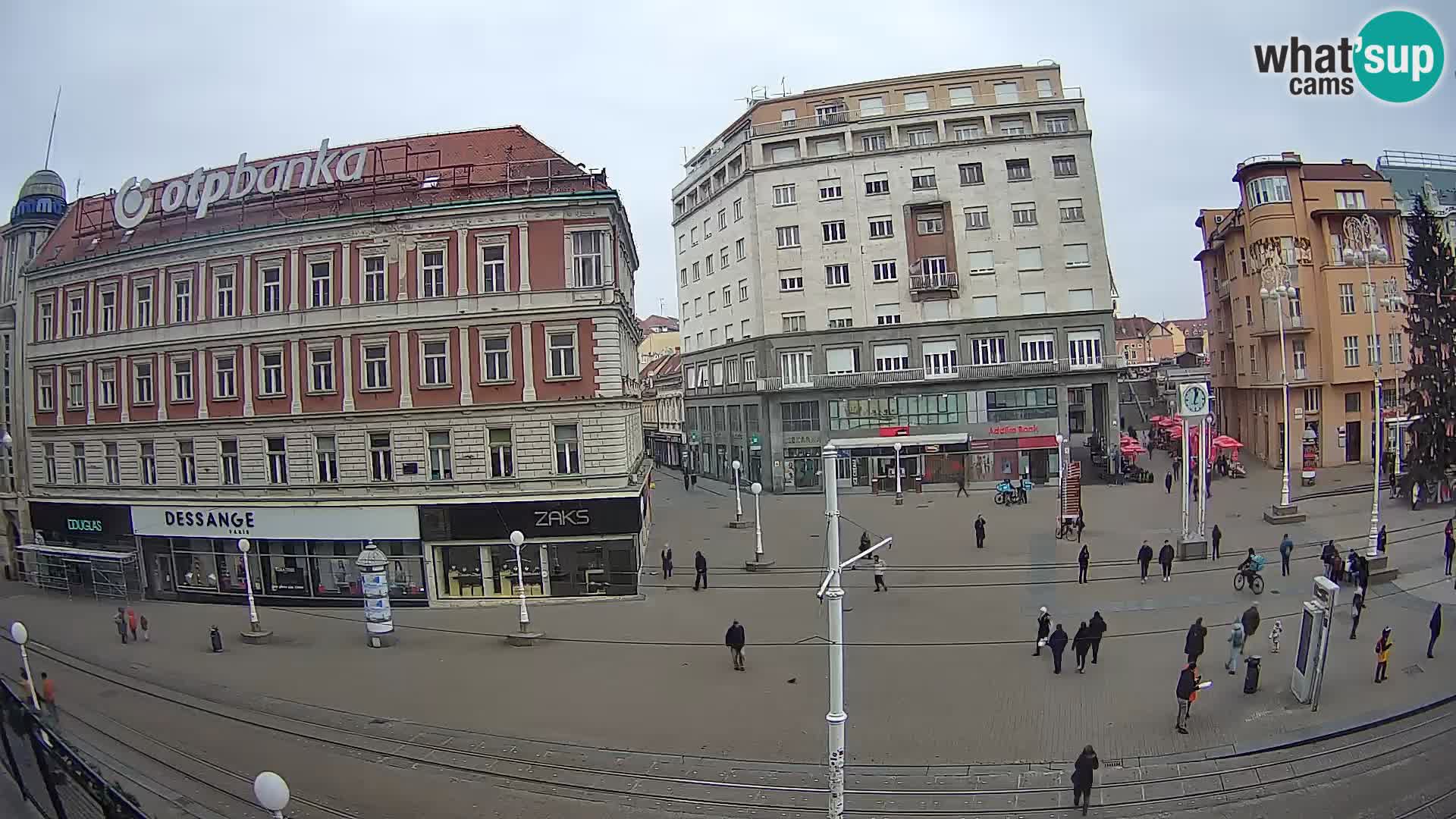 Zagreb live cam Bana Jelačića