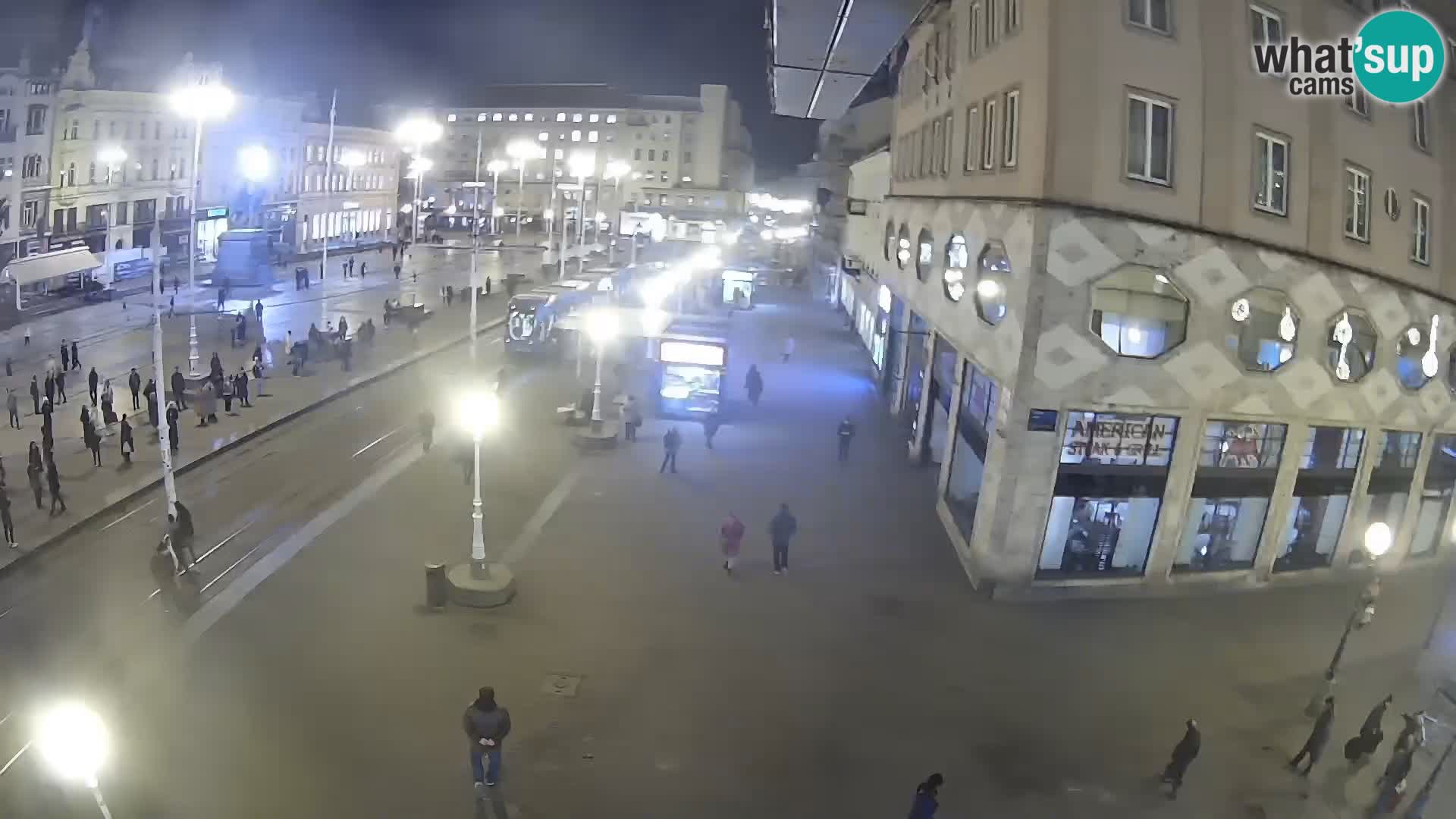 Webcam Zagreb Bana Jelačića square | Croatia