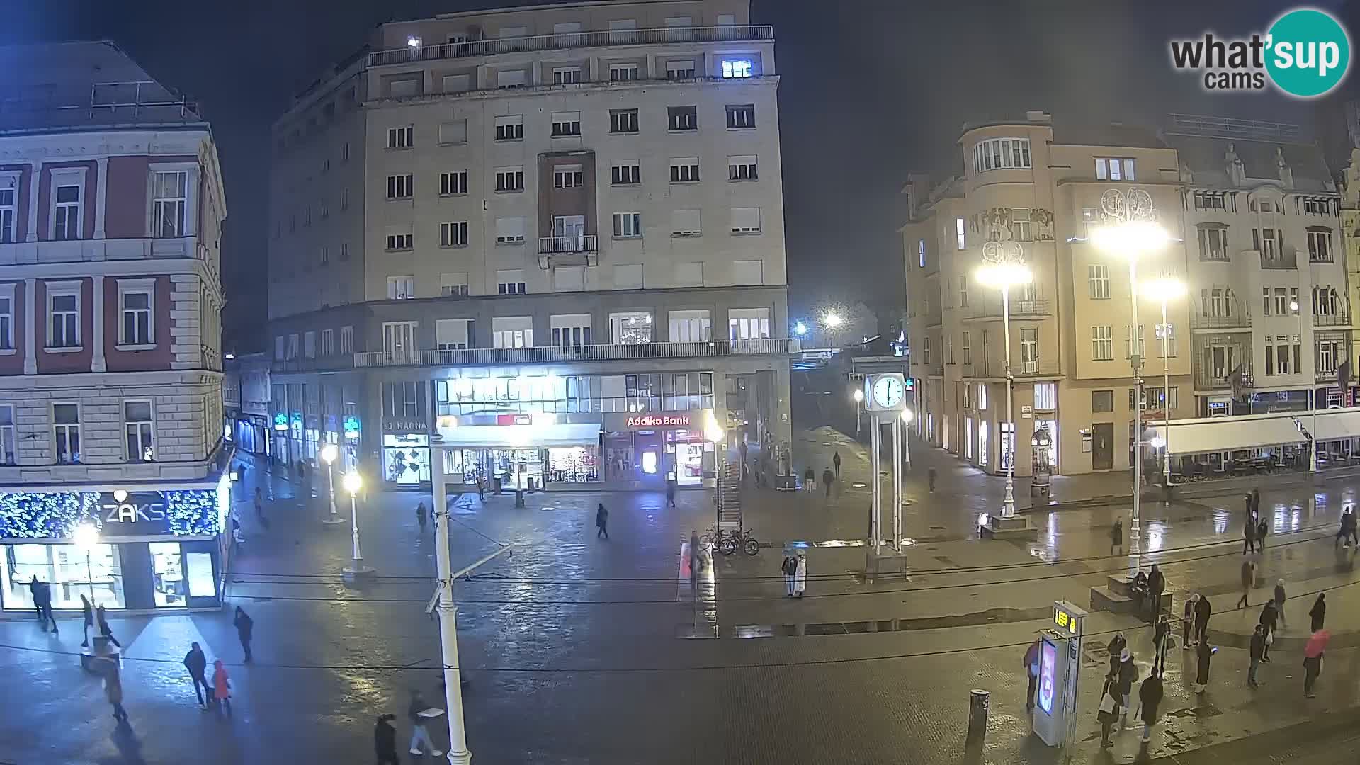 Webcam Zagreb Bana Jelačića square | Croatia