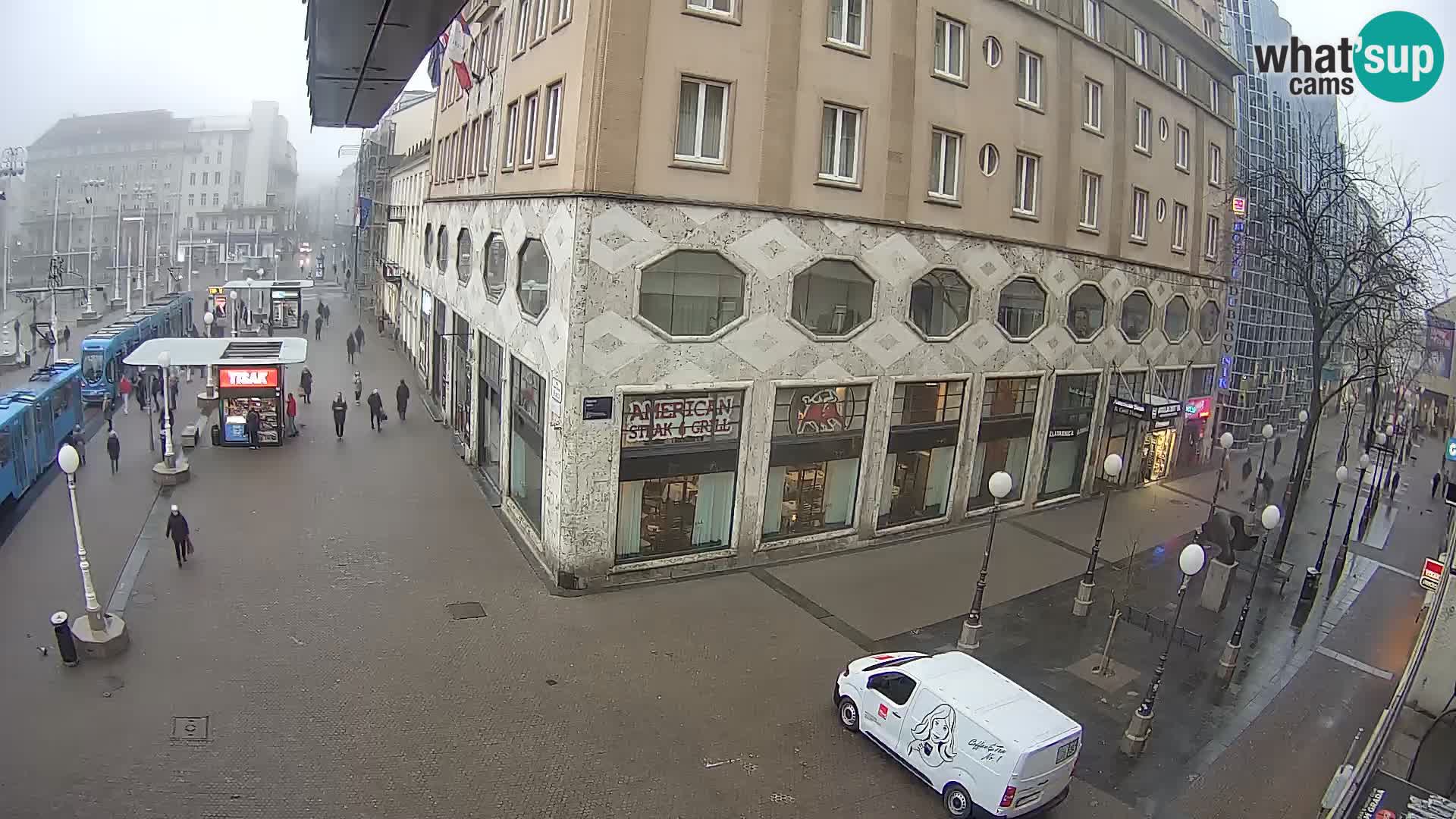 Zagreb live cam Bana Jelačića