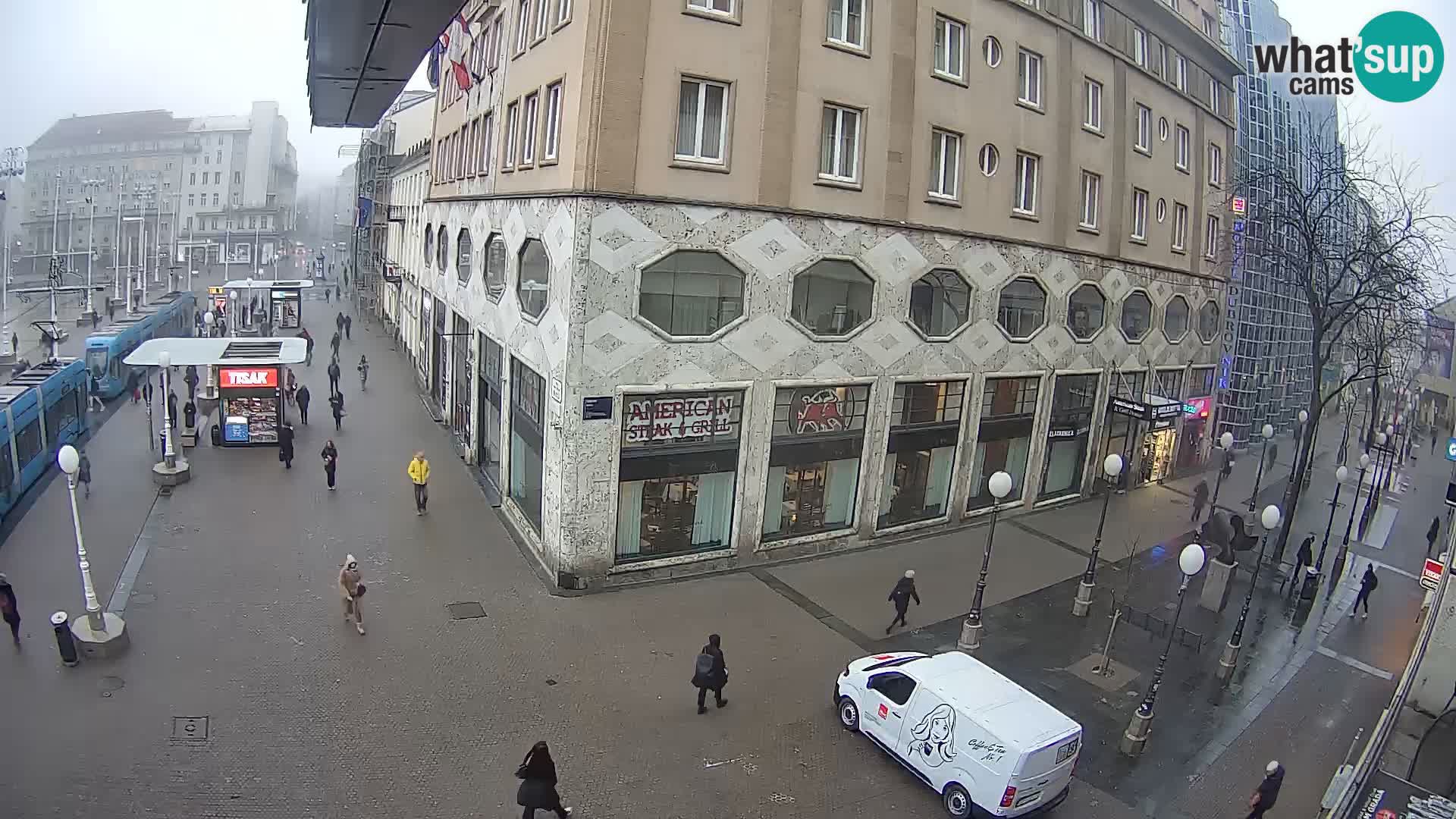 Zagreb live cam Bana Jelačića