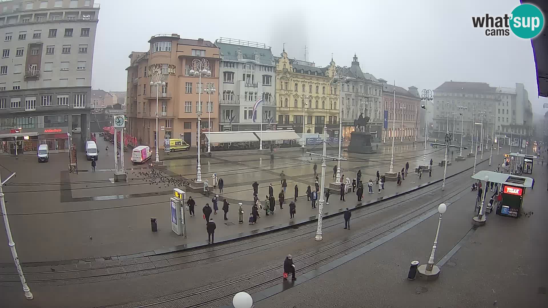 Zagreb live cam Bana Jelačića