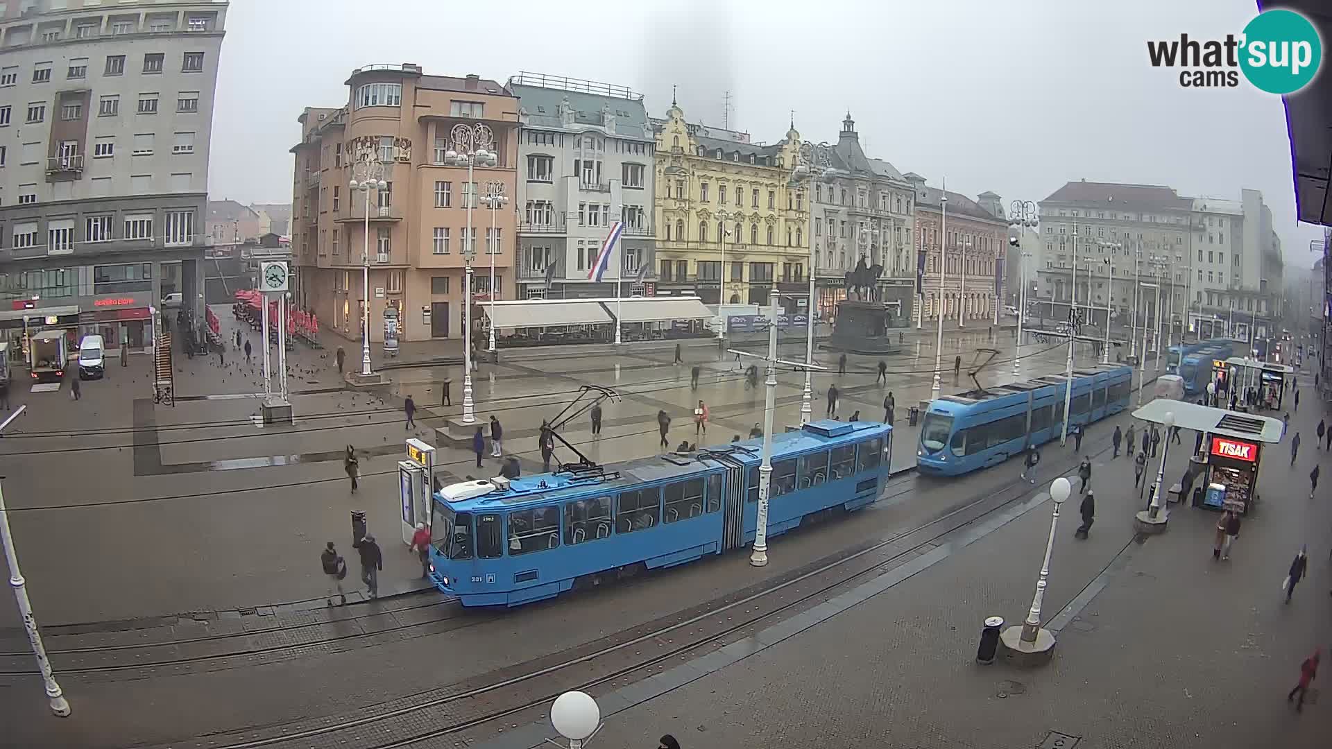 Spletna kamera Zagreb Ban Jelačić