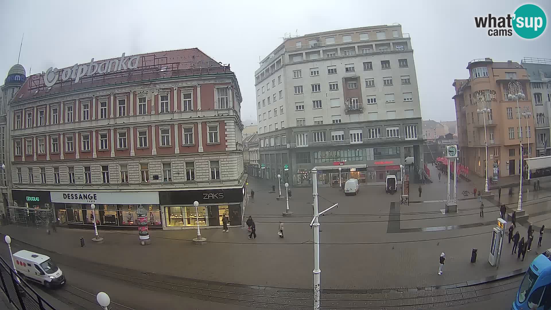 Zagreb live cam Bana Jelačića