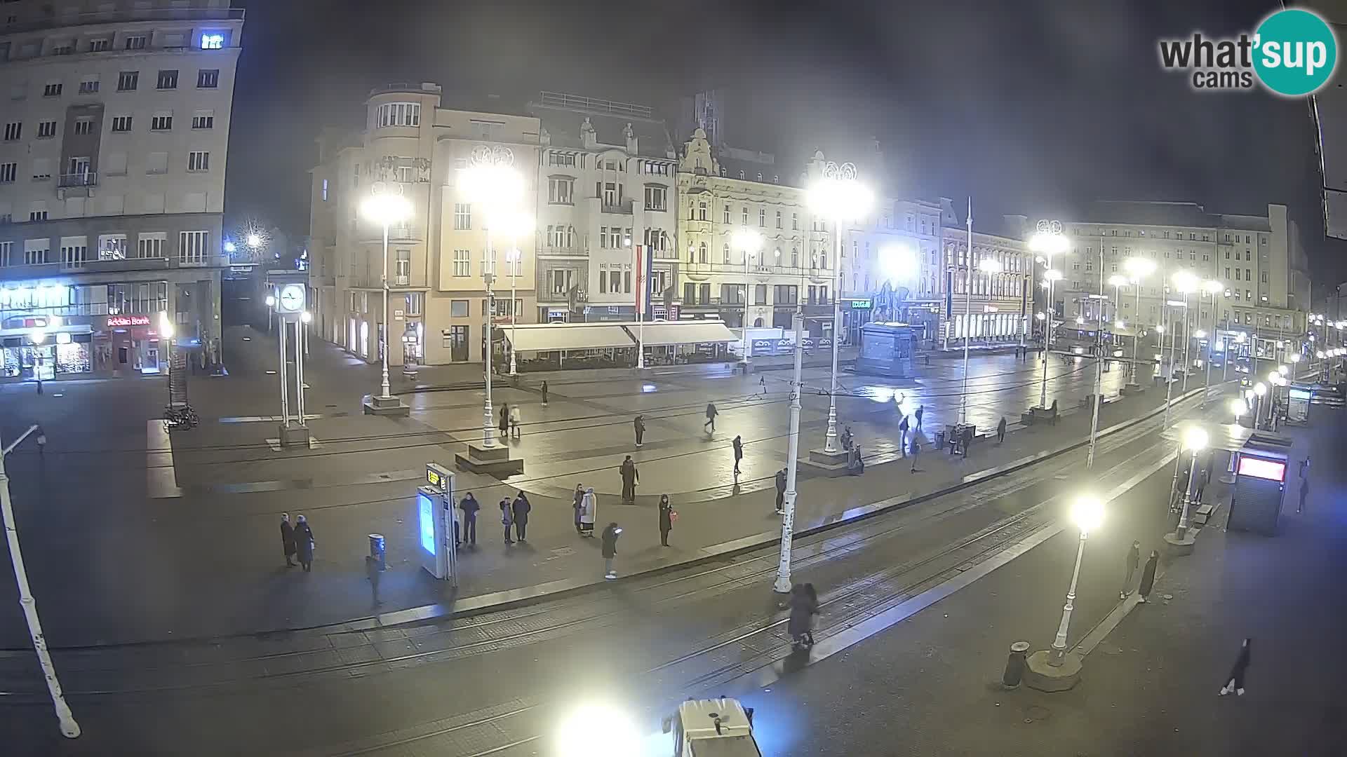 Webcam Zagreb Bana Jelačića square | Croatia