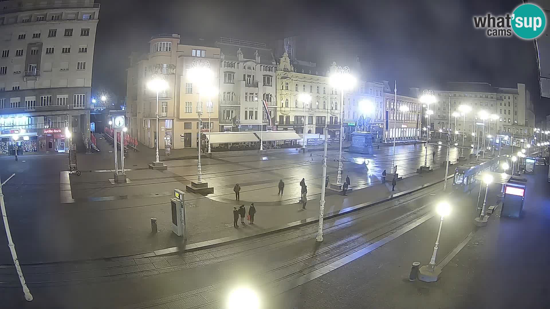 Webcam Zagreb Bana Jelačića square | Croatia