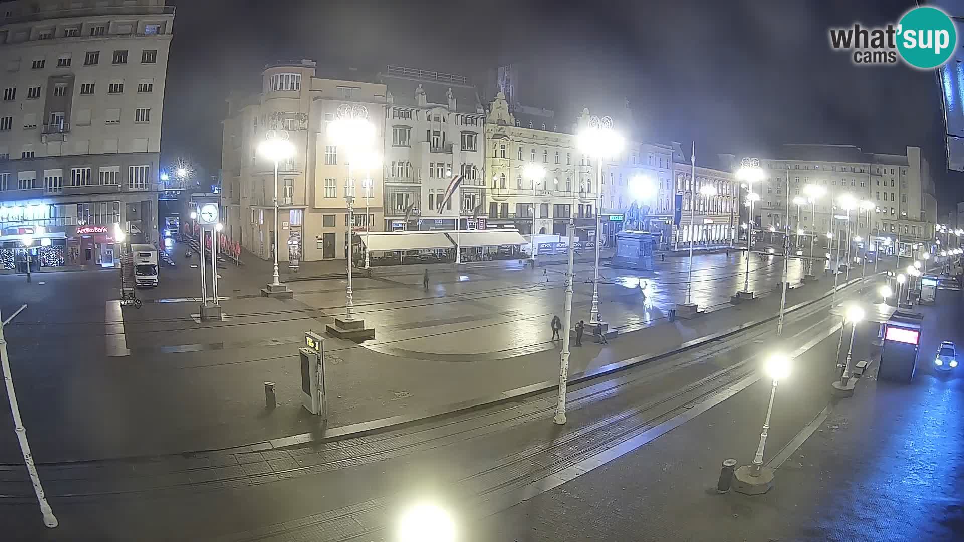 Webcam Zagreb Bana Jelačića square | Croatia