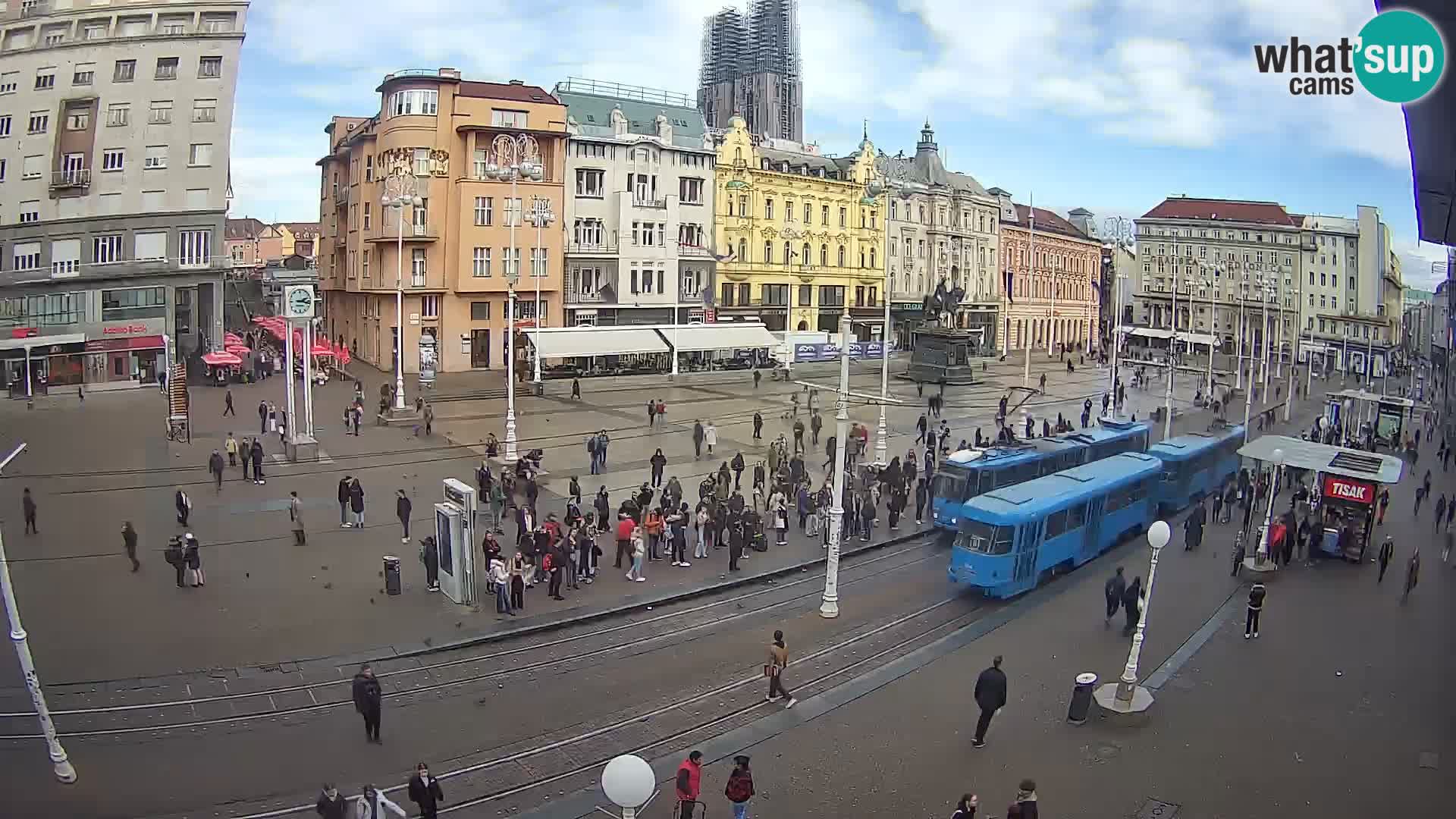 Spletna kamera Zagreb Ban Jelačić