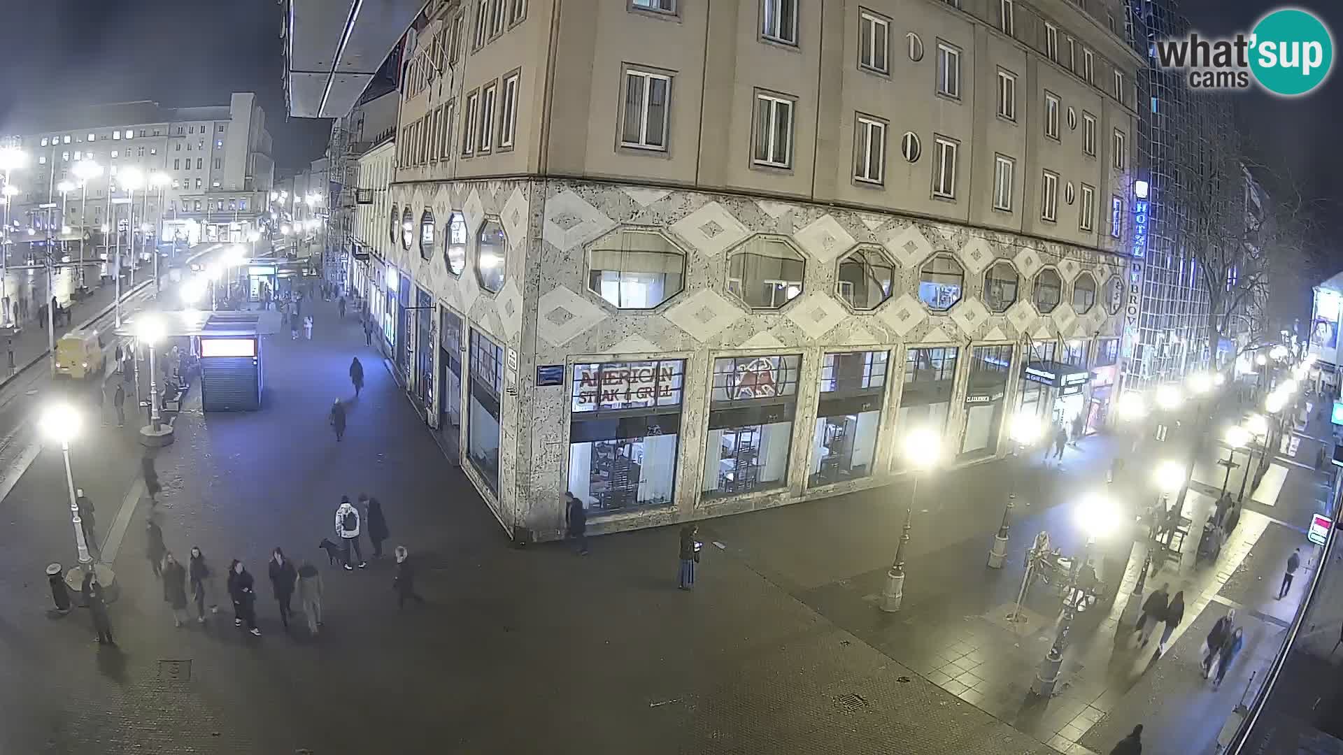 Webcam Zagabria Ban Jelacic piazza | Croazia