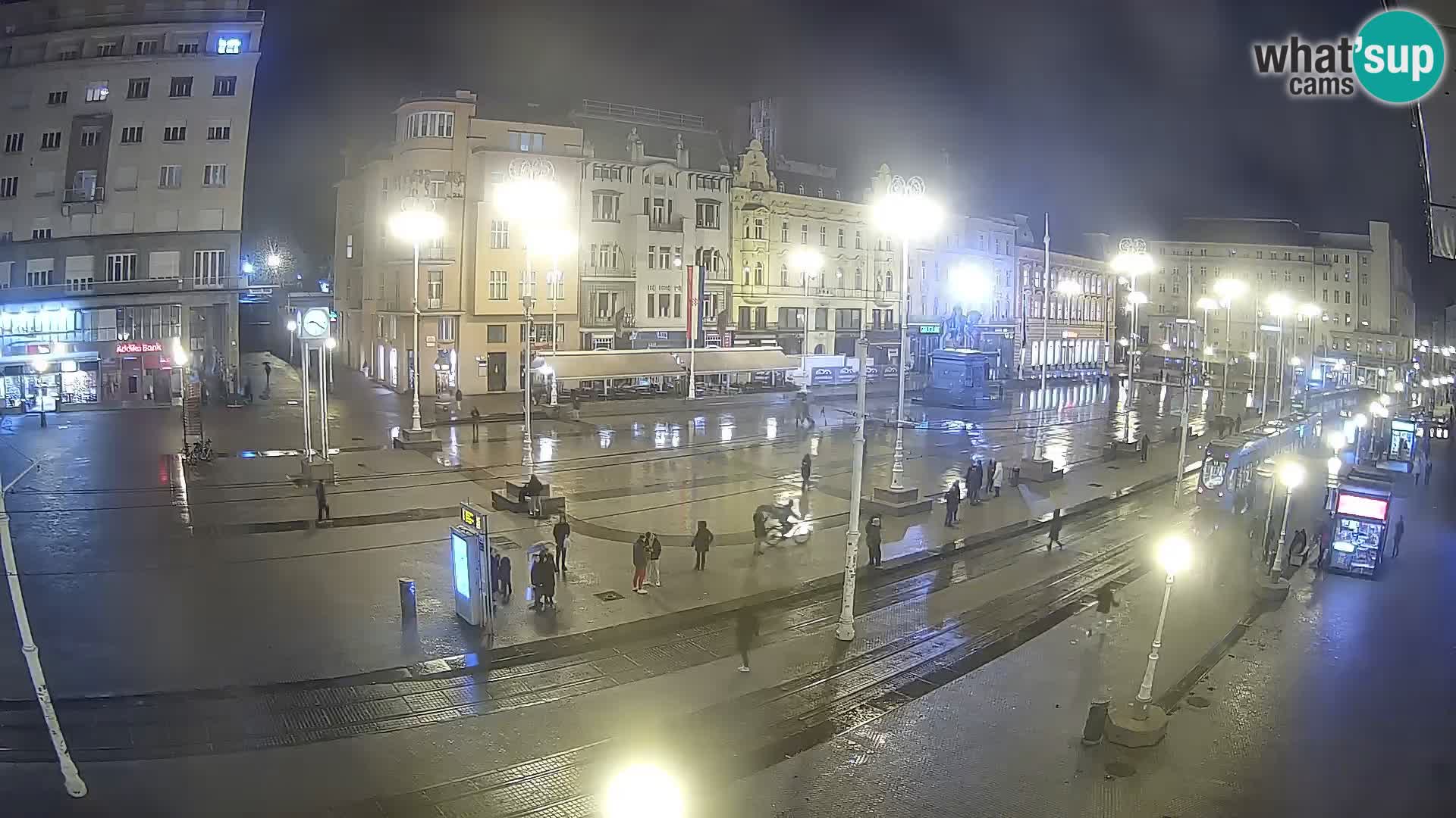 Zagreb webcam Ban Jelacica Platz | Kroatien