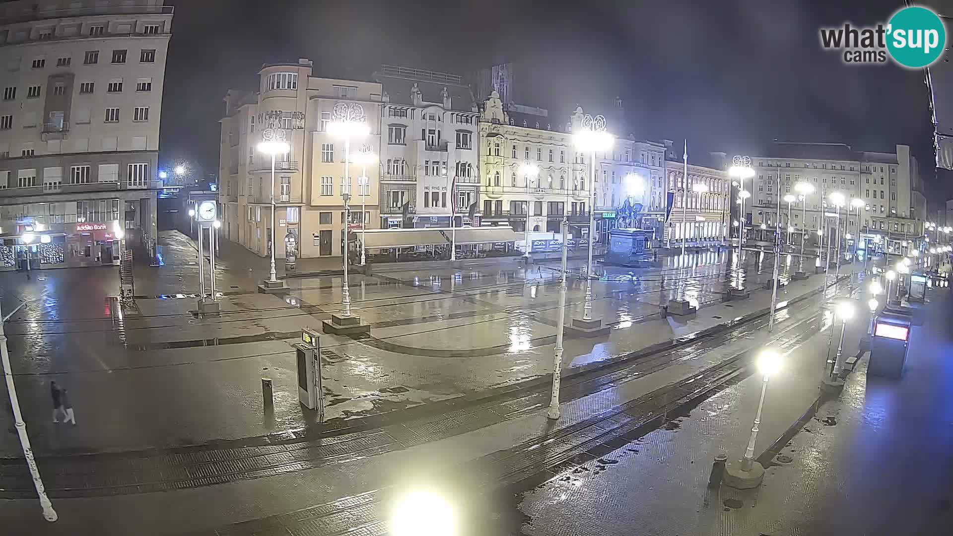 Webcam Zagreb Bana Jelačića square | Croatia