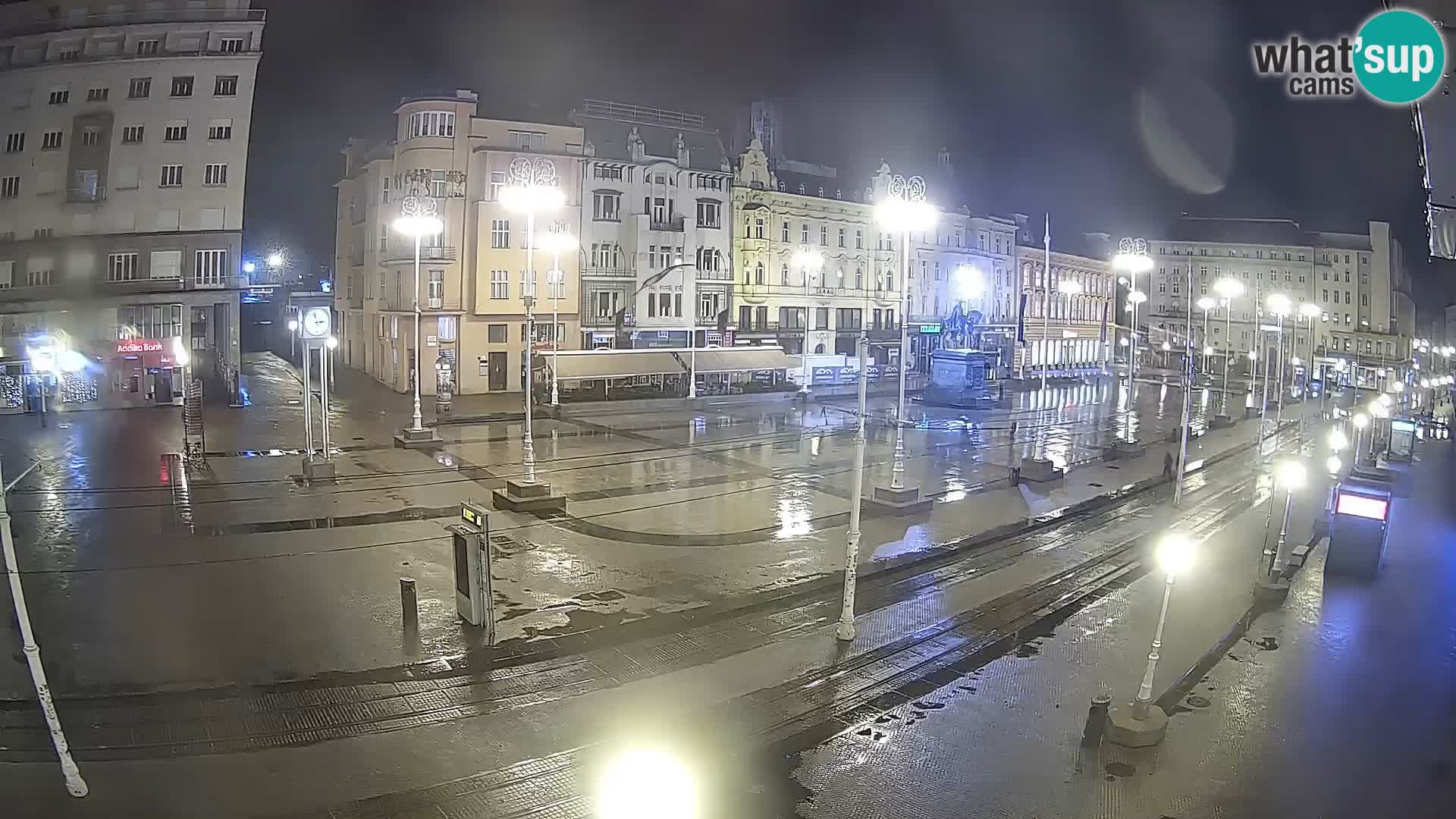 Live Cam Zagreb Ban Jelačić place | Croatie