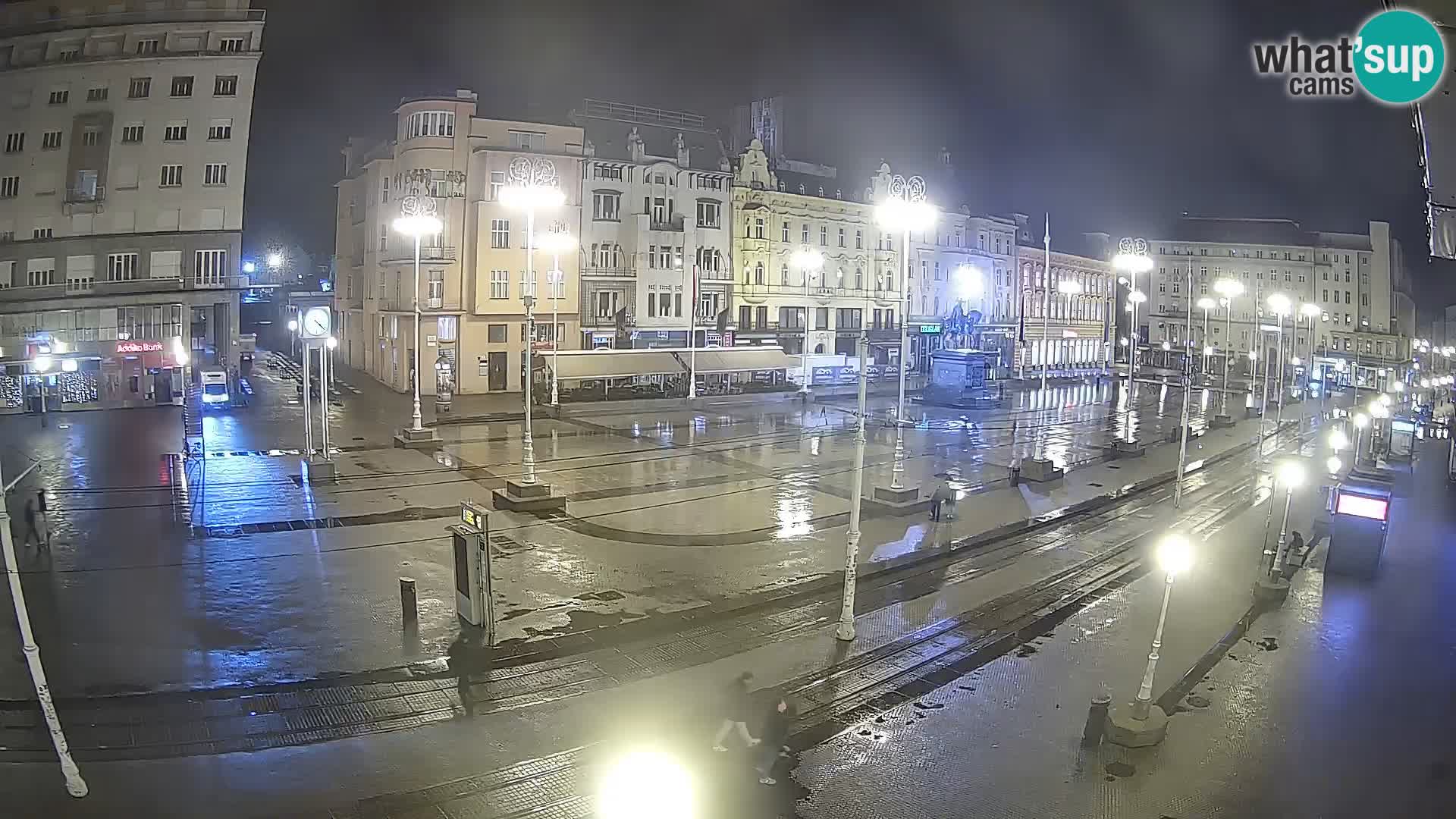 Webcam Zagabria Ban Jelacic piazza | Croazia