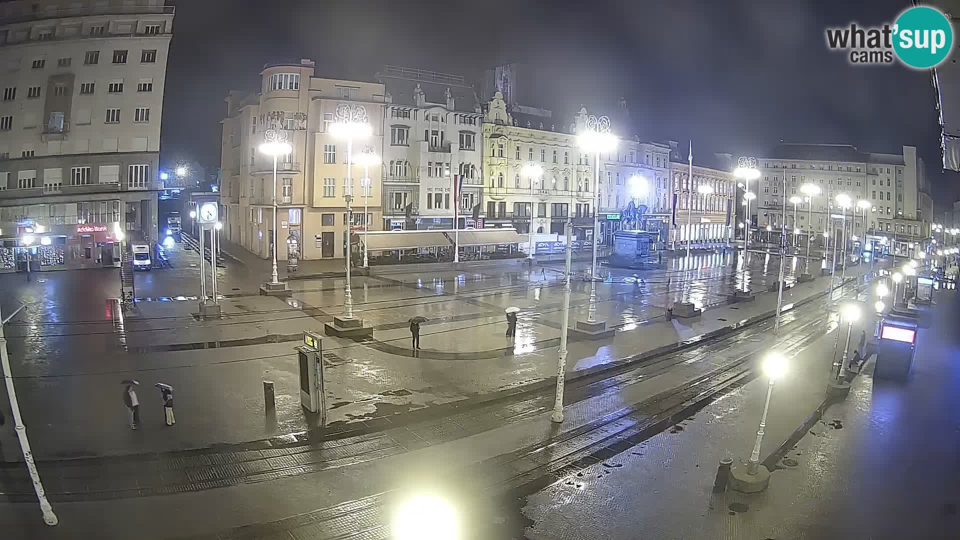 Webcam Zagabria Ban Jelacic piazza | Croazia